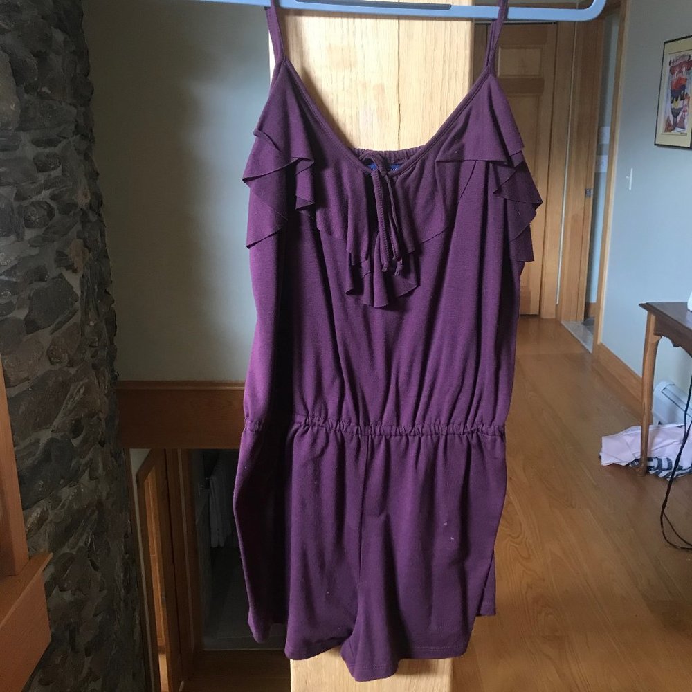 Burgundy Romper